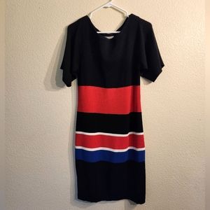Banana Republic Color Block Business Casual Mini Dress